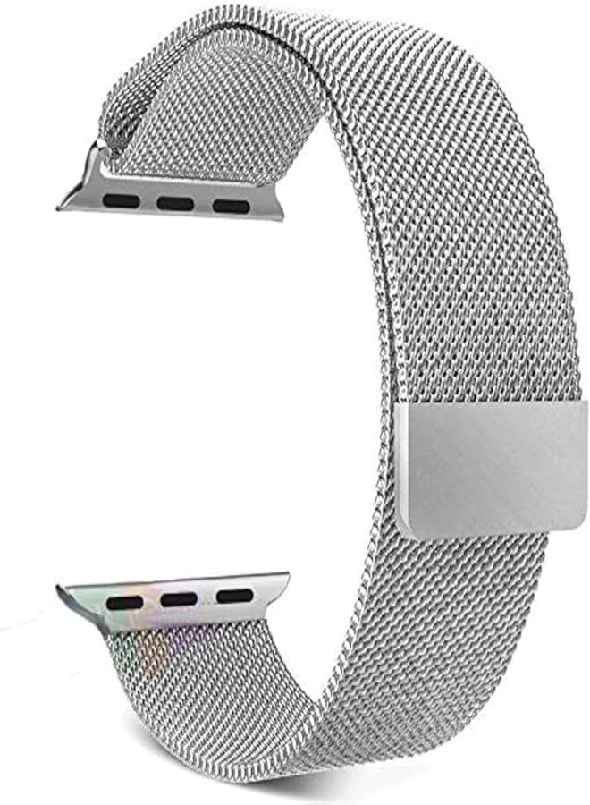 Magnetic Milanese Loop Stainless Steel Metal Strap Watch Bands For Apple Watch 42MM Silvery